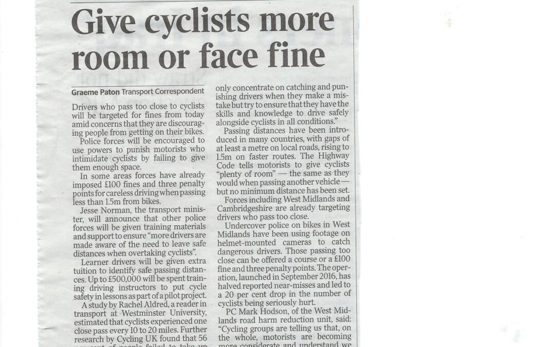 Avoidable risks – Think Bike!